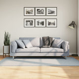 VidaXL Teppich Huarte Kurzflor weich waschbar 100x200 cm blau