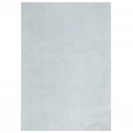 VidaXL Teppich Huarte Kurzflor weich waschbar 160x230 cm blau