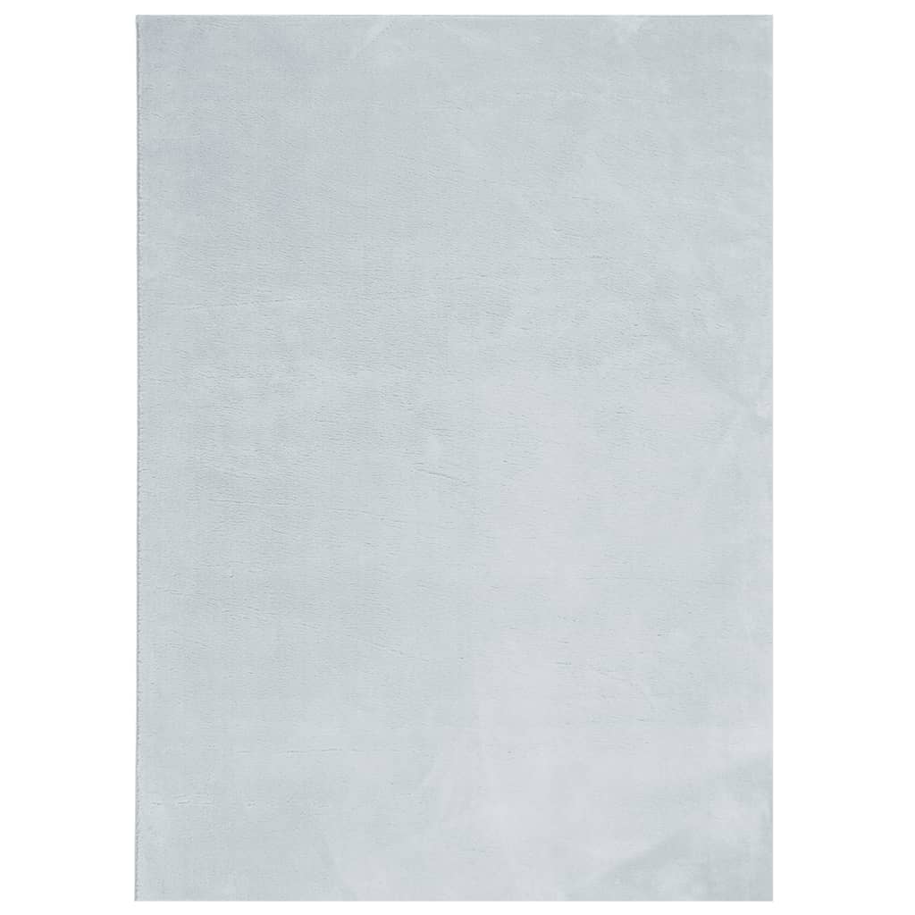 VidaXL Teppich Huarte Kurzflor weich waschbar 200x280 cm blau
