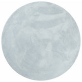Vidaxl Teppich Huarte Kurzflor weich waschbar ø 80 cm blau