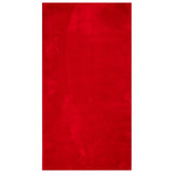 VidaXL Teppich Huarte Kurzflor weich waschbar 80x150 cm rot