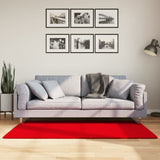 VidaXL Teppich Huarte Kurzflor weich waschbar 80x150 cm rot