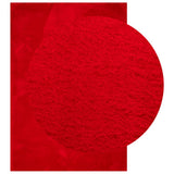 VidaXL Teppich Huarte Kurzflor weich waschbar 140x200 cm rot