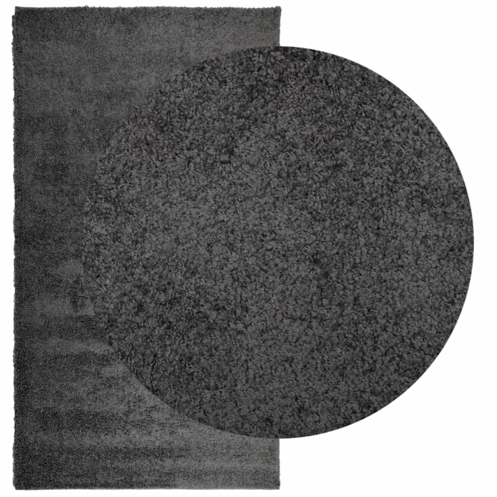 VidaXL Teppich Pamplona Shaggy Hochflor Modern 60x110 cm Anthrazit