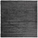 VidaXL Teppich PAMPLONA Shaggy Hochflor 120x120 cm Anthrazit