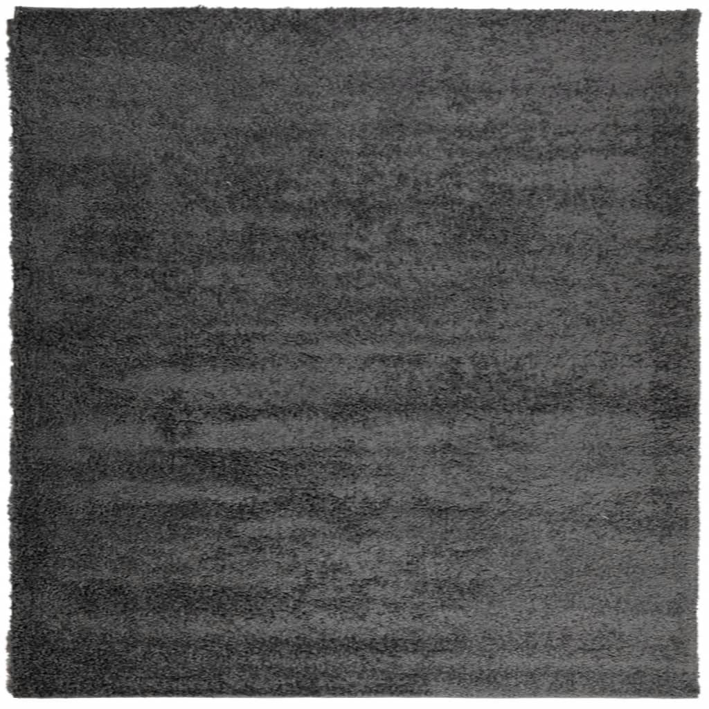 VidaXL Teppich Pamplona Shaggy Hochflor 200x200 cm Anthrazit