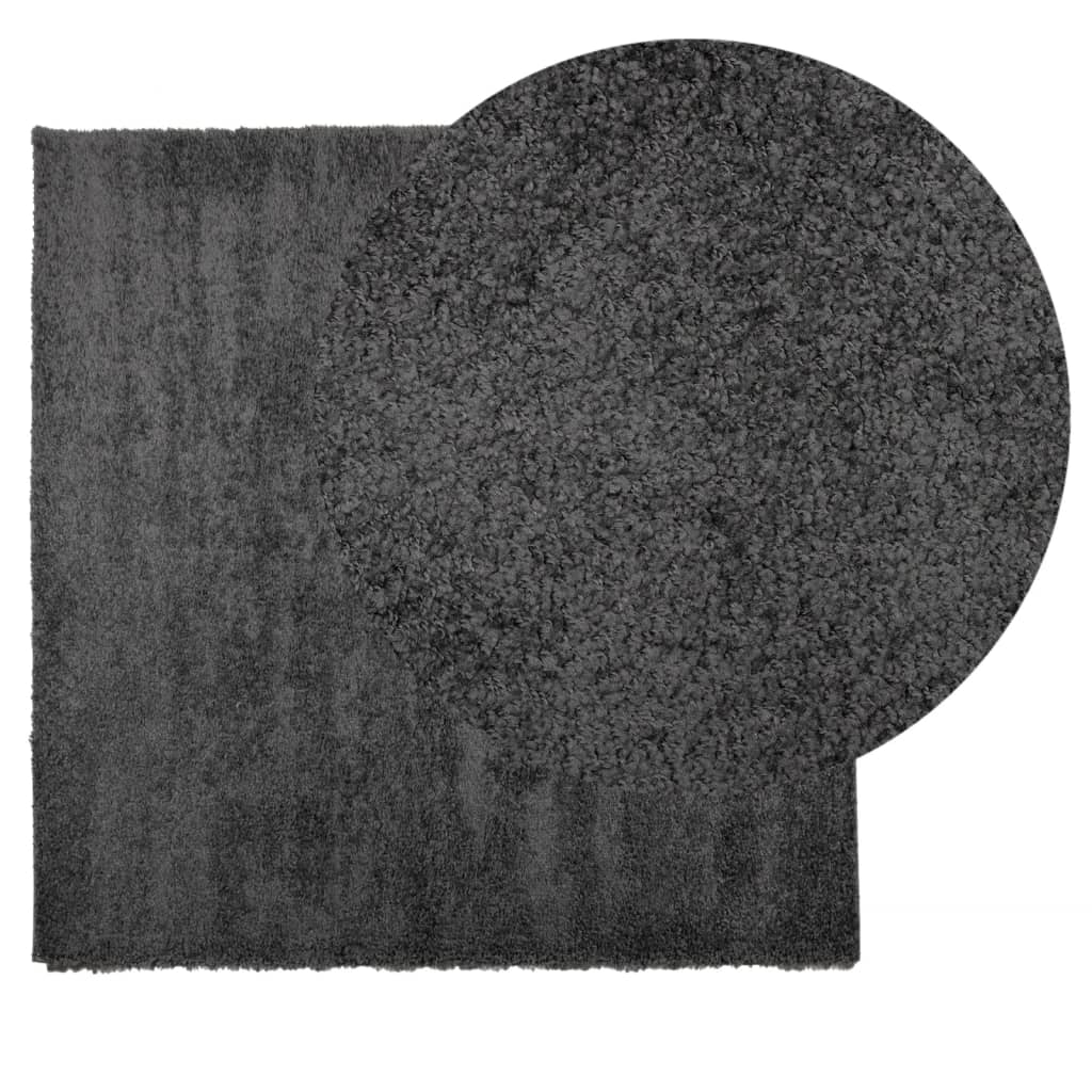 VidaXL Teppich Pamplona Shaggy Hochflor 200x200 cm Anthrazit