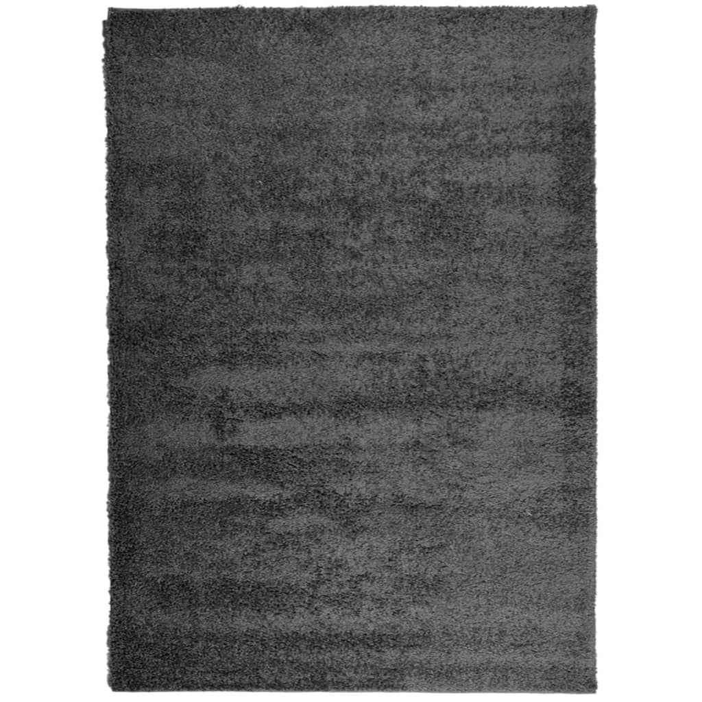 VidaXL Teppich Pamplona Shaggy Hochflor 240x340 cm Anthrazit