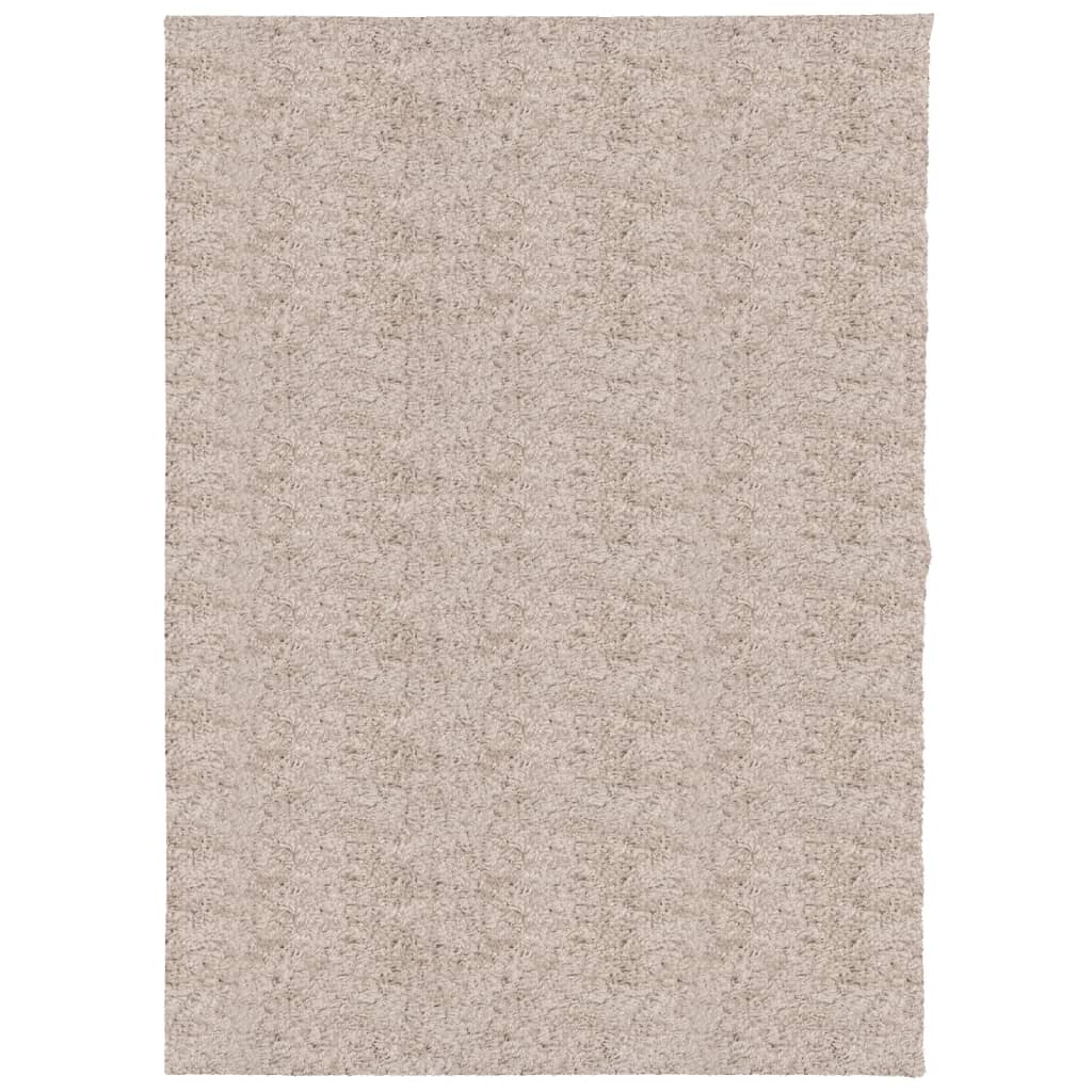 VidaXL Teppich Pamplona Shaggy Hochflor Modern 240x340 cm Beige