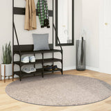 VidaXL Teppich Pamplona Shaggy Hochflor Modern ø 160 cm Beige