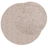 VidaXL Teppich Pamplona Shaggy Hochflor Modern ø 280 cm Beige