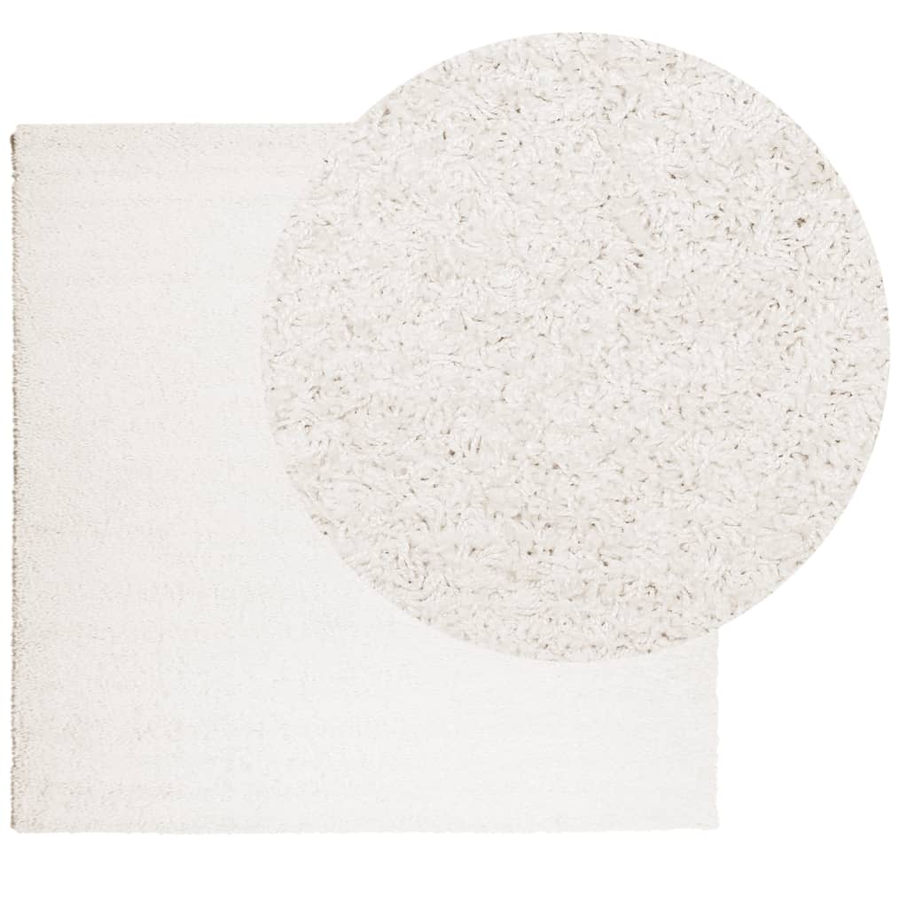 VidaXL Teppich Pamplona Shaggy Hochflor Modern 200x200 cm Creme