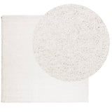 VidaXL Teppich Pamplona Shaggy Hochflor Modern 200x200 cm Creme