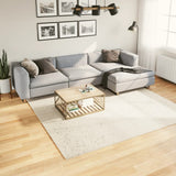 VidaXL Teppich Pamplona Shaggy Hochflor Modern 240x240 cm Creme
