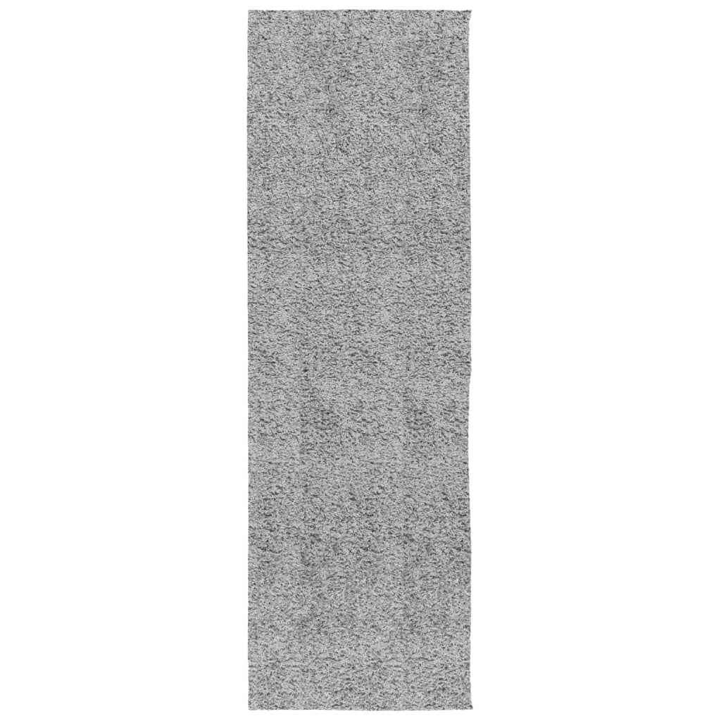 VidaXL Teppich Pamplona Shaggy Hochflor Modern 80x250 cm Grau