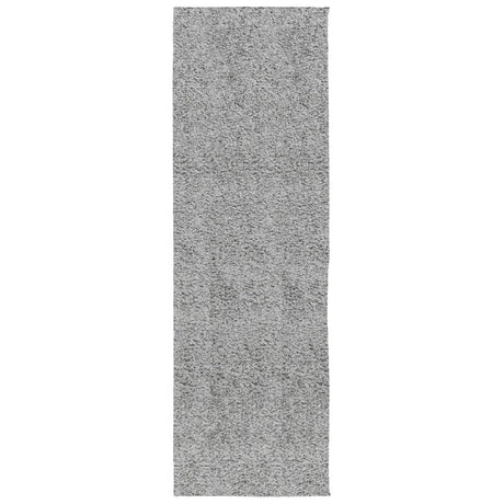 VidaXL Teppich Pamplona Shaggy Hochflor Modern 80x250 cm Grau