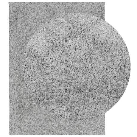 VidaXL Teppich Pamplona Shaggy Hochflor Modern 140x200 cm Grau