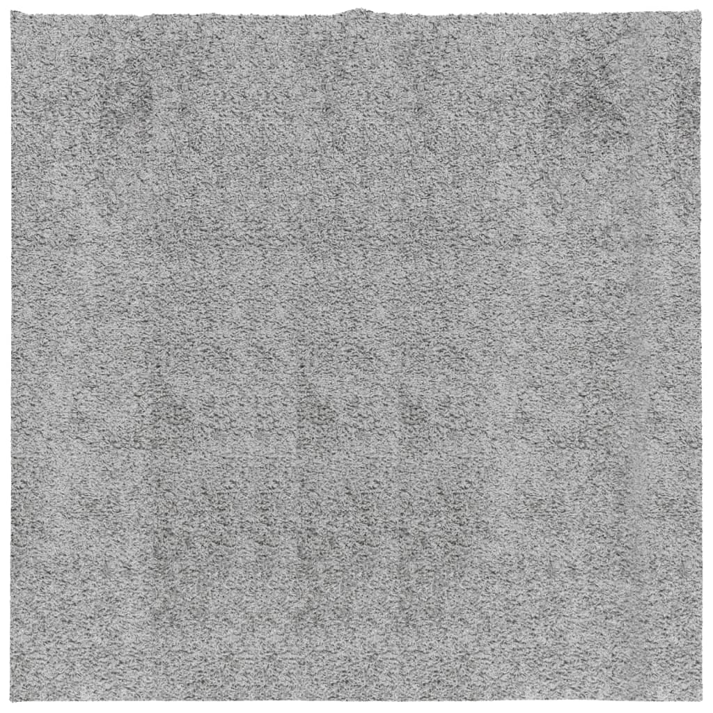 VidaXL Teppich Pamplona Shaggy Hochflor Modern 160x160 cm Grau