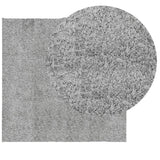 VidaXL Teppich PAMPLONA Shaggy Hochflor Modern 200x200 cm Grau