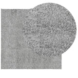 VidaXL Teppich Pamplona Shaggy Hochflor Modern 240x240 cm Grau