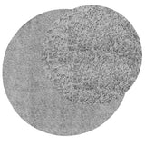 VidaXL Teppich Pamplona Shaggy Hochflor Modern ø 120 cm Grau