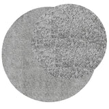VidaXL Teppich Pamplona Shaggy Hochflor Modern ø 240 cm Grau