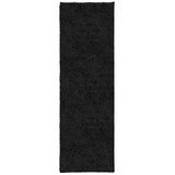 VidaXL Teppich Pamplona Shaggy Hochflor Modern 80x250 cm Schwarz