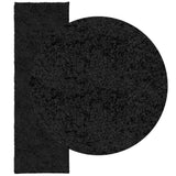 VidaXL Teppich Pamplona Shaggy Hochflor Modern 80x250 cm Schwarz