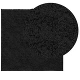 VidaXL Teppich Pamplona Shaggy Hochflor Modern 240x240 cm Schwarz