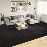 VidaXL Teppich PAMPLONA Shaggy Hochflor Modern 300x400 cm Schwarz