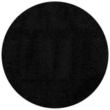VidaXL Teppich Pamplona Shaggy Hochflor Modern ø 160 cm Schwarz