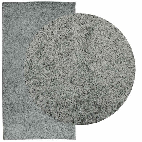 VidaXL Teppich Pamplona Shaggy Hochflor Modern 80x150 cm Grün
