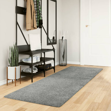 VidaXL Teppich Pamplona Shaggy Hochflor Modern 80x250 cm Grün