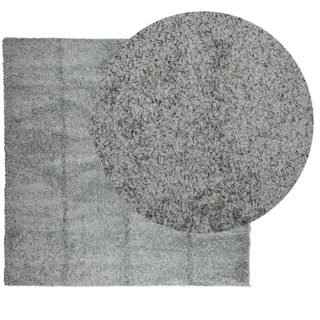 VidaXL Teppich Pamplona Shaggy Hochflor Modern 160x160 cm Grün