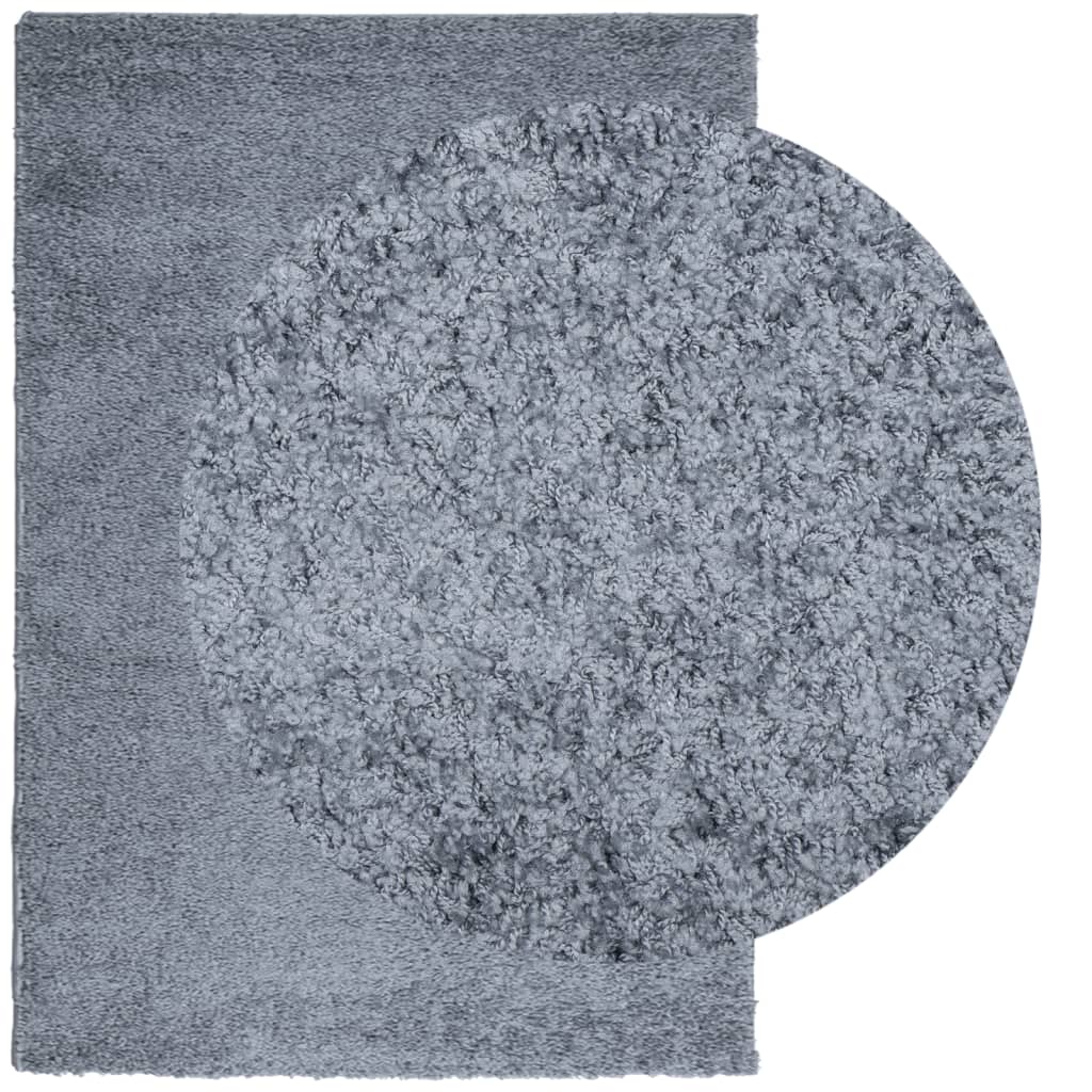 VidaXL Teppich Pamplona Shaggy Hochflor Modern 120x170 cm Blau