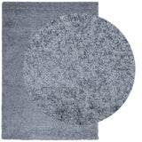 VidaXL Teppich Pamplona Shaggy Hochflor Modern 140x200 cm Blau