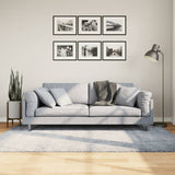 VidaXL Teppich Pamplona Shaggy Hochflor Modern 140x200 cm Blau