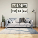 VidaXL Teppich Pamplona Shaggy Hochflor Modern 160x160 cm Blau