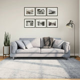 VidaXL Teppich Pamplona Shaggy Hochflor Modern 200x200 cm Blau
