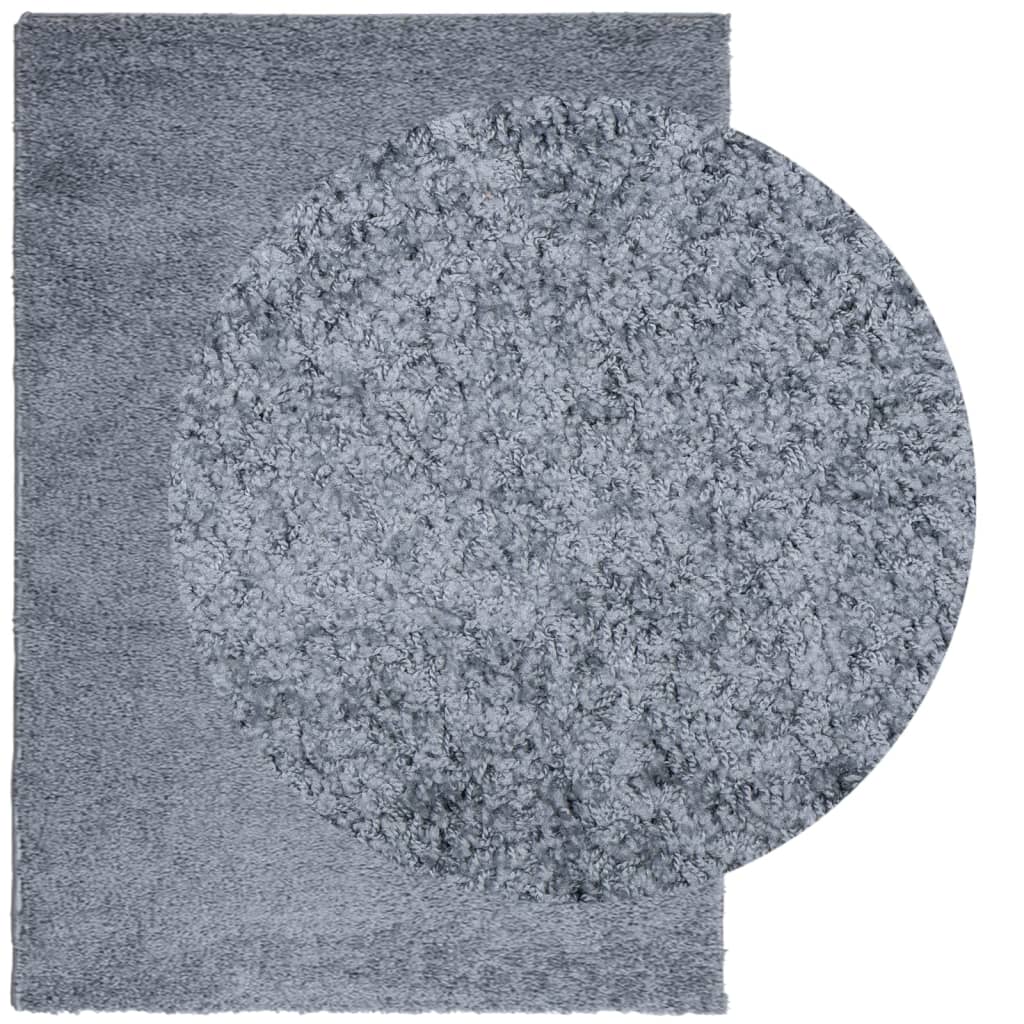 VidaXL Teppich Pamplona Shaggy Hochflor Modern 240x340 cm Blau