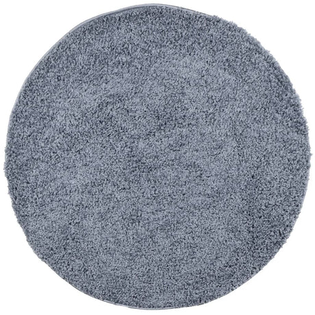 VidaXL Teppich Pamplona Shaggy Hochflor Modern ø 200 cm Blau