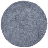 VidaXL Teppich Pamplona Shaggy Hochflor Modern ø 280 cm Blau