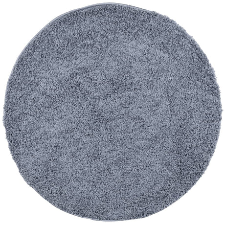 VidaXL Teppich Pamplona Shaggy Hochflor Modern ø 280 cm Blau