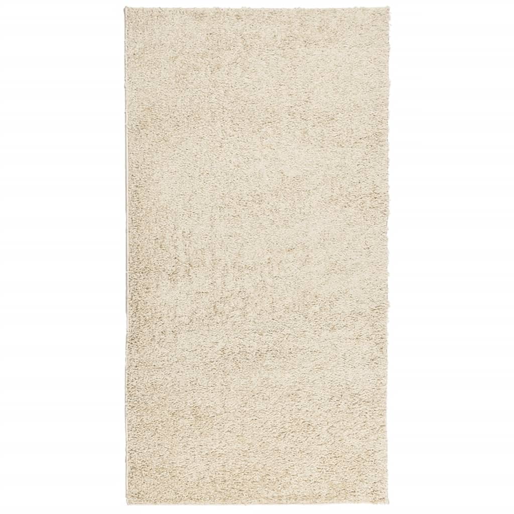 Vidaxx Teppich Pamplona Shaggy Hochflor modern 80x150 cm Goldfarbe