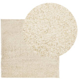 Vidaxx Teppich Pamplona Shaggy Hochflor Modern 160x160 cm Gold