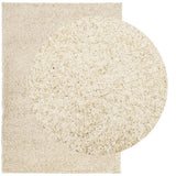 VidaXL Teppich Pamplona Shaggy Hochflor Modern 160x230 cm Gold