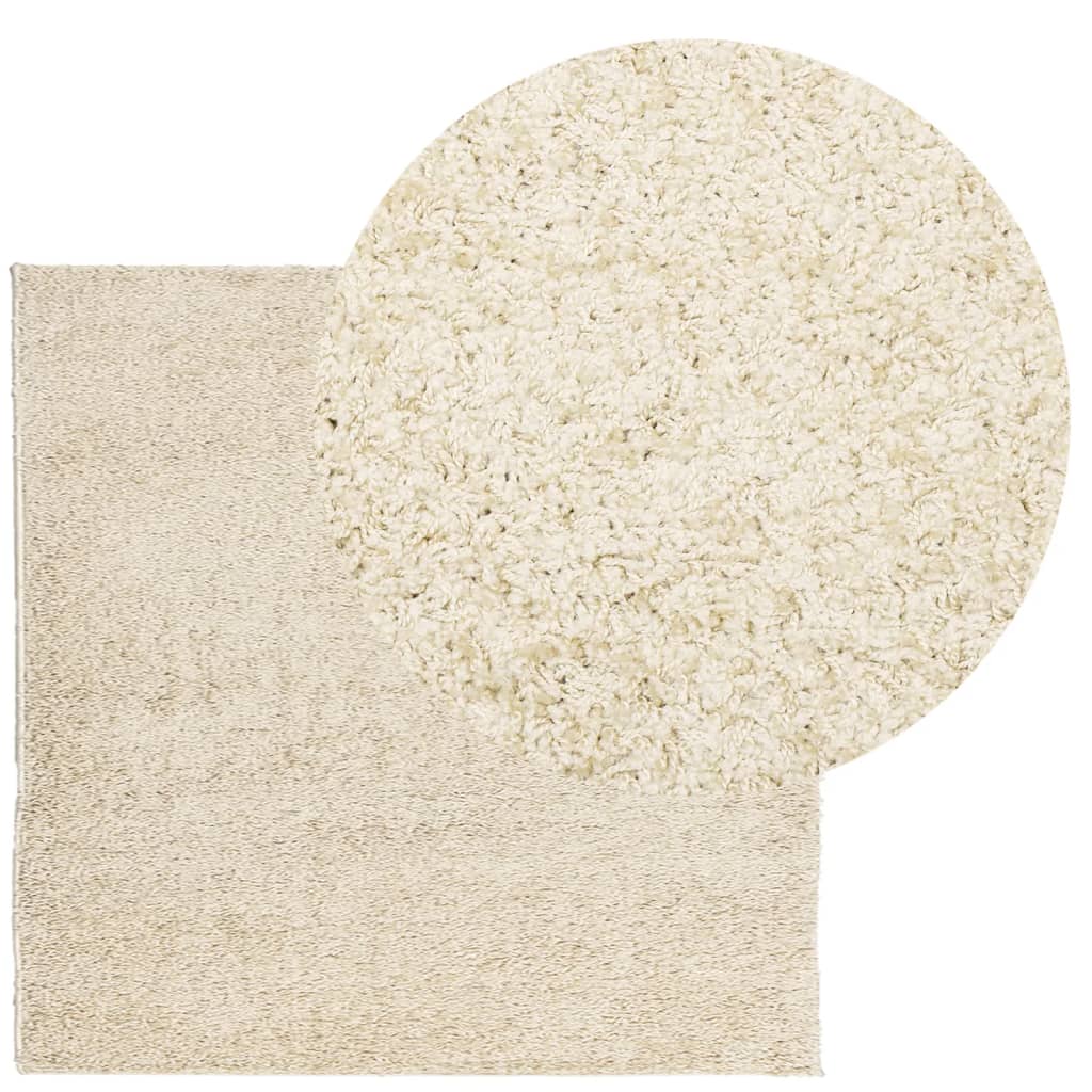 VidaXL Teppich Pamplona Shaggy Hochflor Modern 200x200 cm Gold