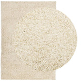 VidaXL Teppich Pamplona Shaggy Hochflor Modern 240x340 cm Gold