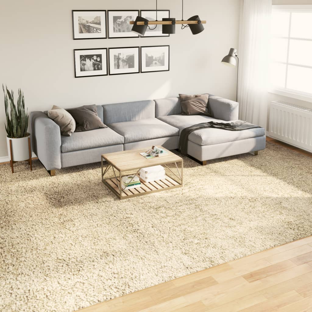 Vidaxx Teppich Pamplona Shaggy Hochflor Modern 300x400 cm Gold