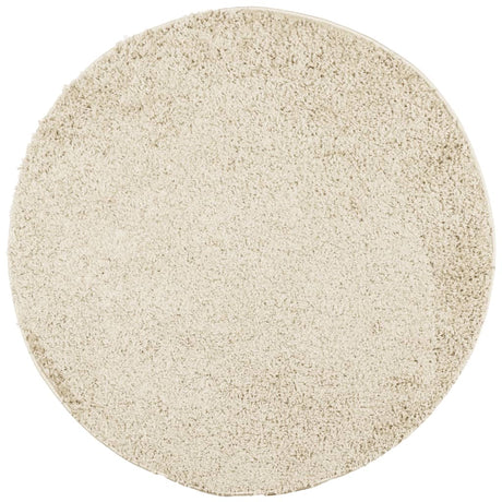 Vidaxx Teppich Pamplona Shaggy Hochflor modern ø 160 cm Goldfarbe